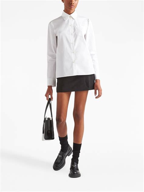 prada long sleeve shirt womens